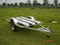 hot dip galvanized motorbike trailer for 3 bike