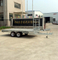 flat bed transportation trailer with led taillight