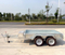  Hot dip galvanized 10x5 Tandem trailer