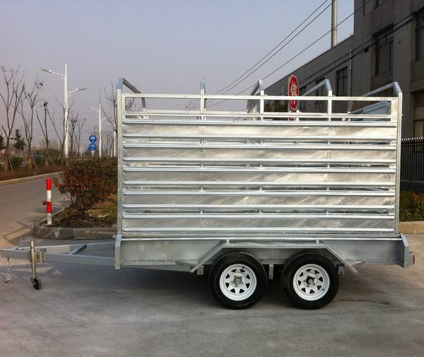 Professional hot-dipped animal panel trailer caravan