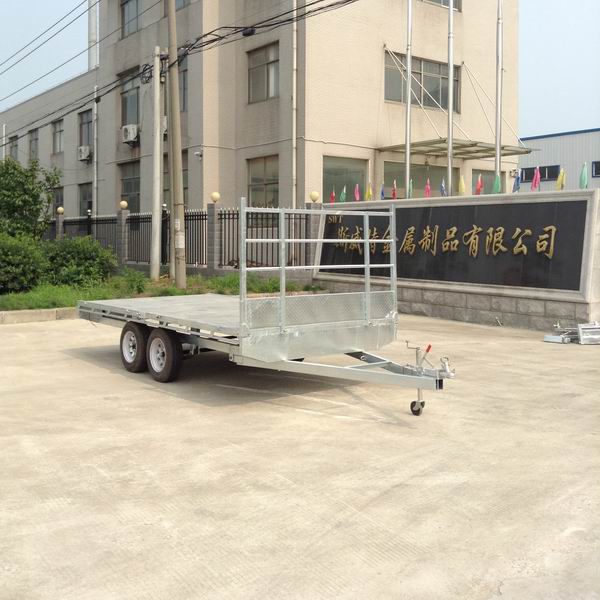 8X7 flat top trailer